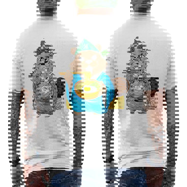 Bobr Kurwa 面白ポーランド語 ボーバー クルワ ジャパン ラーメン クルワ メンズTシャツ バックプリント