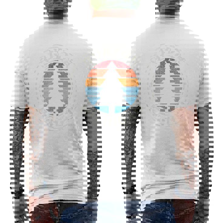 Burton Michigan Mi ヴィンテージ グラフィック レトロ 70S メンズTシャツ バックプリント