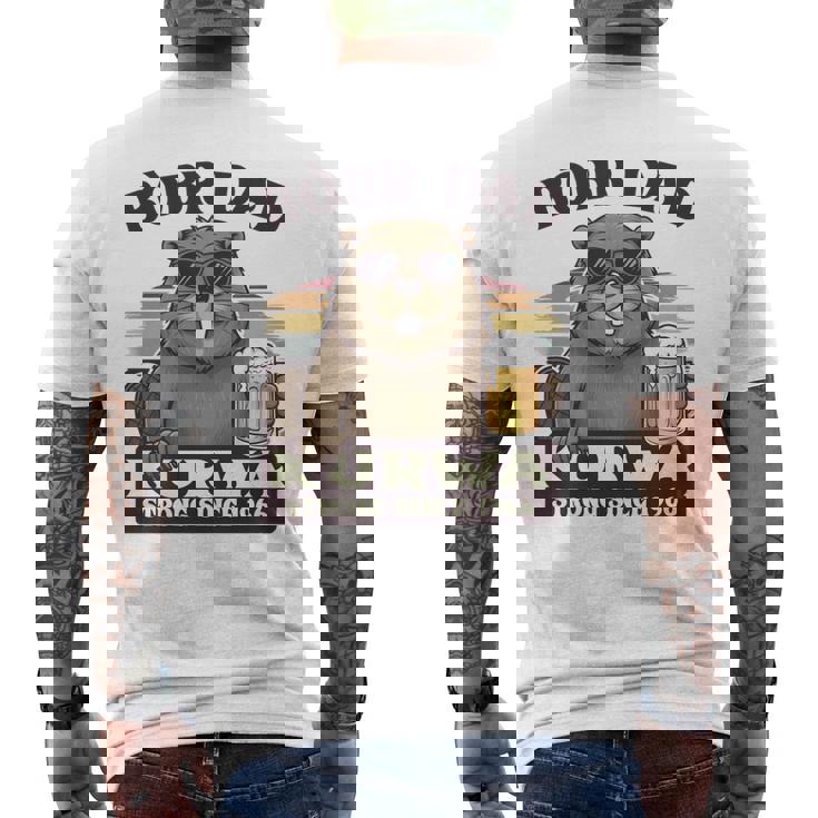 Bòbr Dad Kurwatrongince 1966 Bòbr Kurwa Birthday 長袖tシャツ メンズTシャツ バックプリント