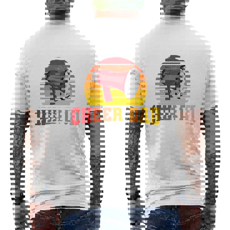 Cheer Dad チアリーディング 父の日 長袖tシャツ メンズTシャツ バックプリント