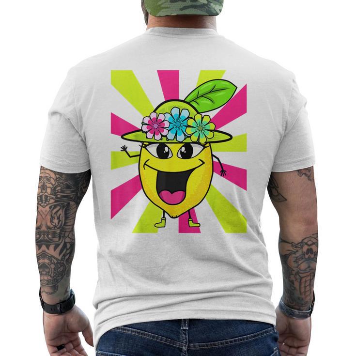 Citron Rétro Enfant Drôle Drôle Citron Fruitintage T-shirt imprimé au dos