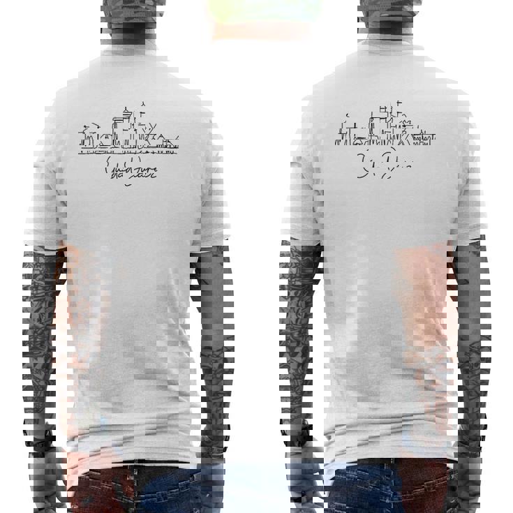 Ciudad Juárez Ciudad Juárez México Camiseta Hombre Estampado Espalda
