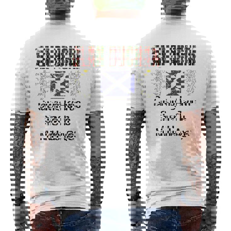 Clan Buchan Tartancottish Family Namecotland Pride メンズTシャツ バックプリント