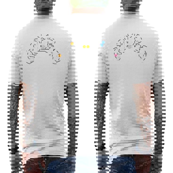 Combo Records サルサ ミュージックバンド レトロ ビニール ビンテージ T メンズTシャツ バックプリント