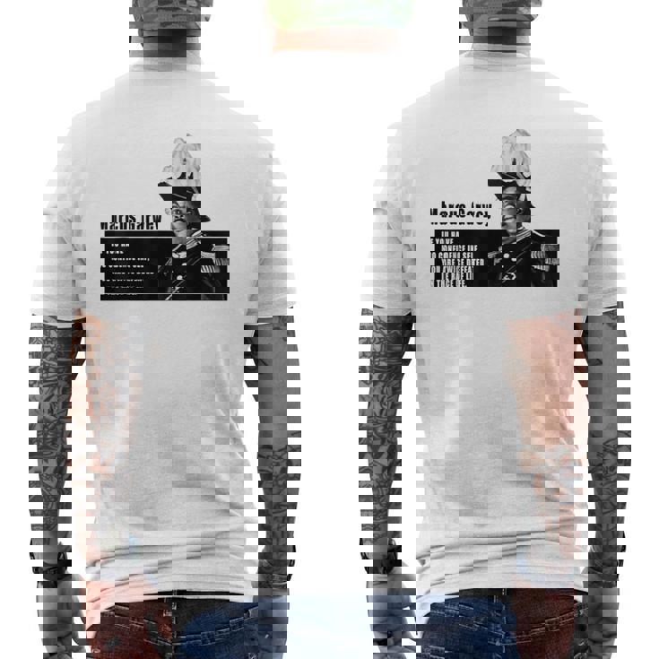 Confidence Inelf マーカス・ガーベイの名言 メンズTシャツ バックプリント