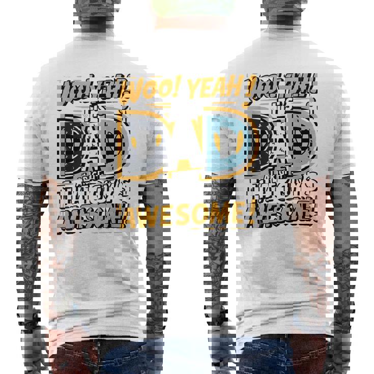 Dad Alright That Guys Awesome 父の日 メンズTシャツ バックプリント