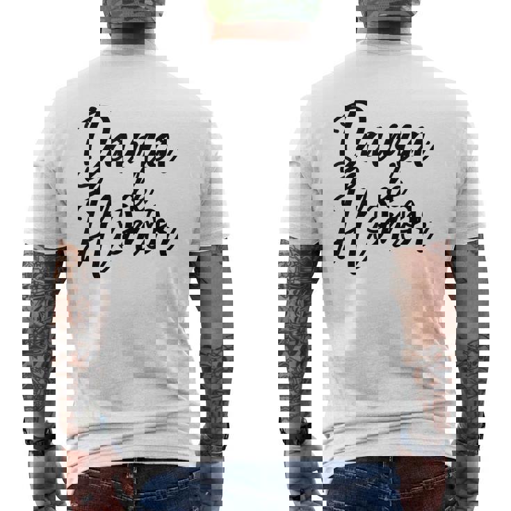 Dama De Honor Española Dama De Honor Despedida Deoltera Camiseta Hombre Estampado Espalda