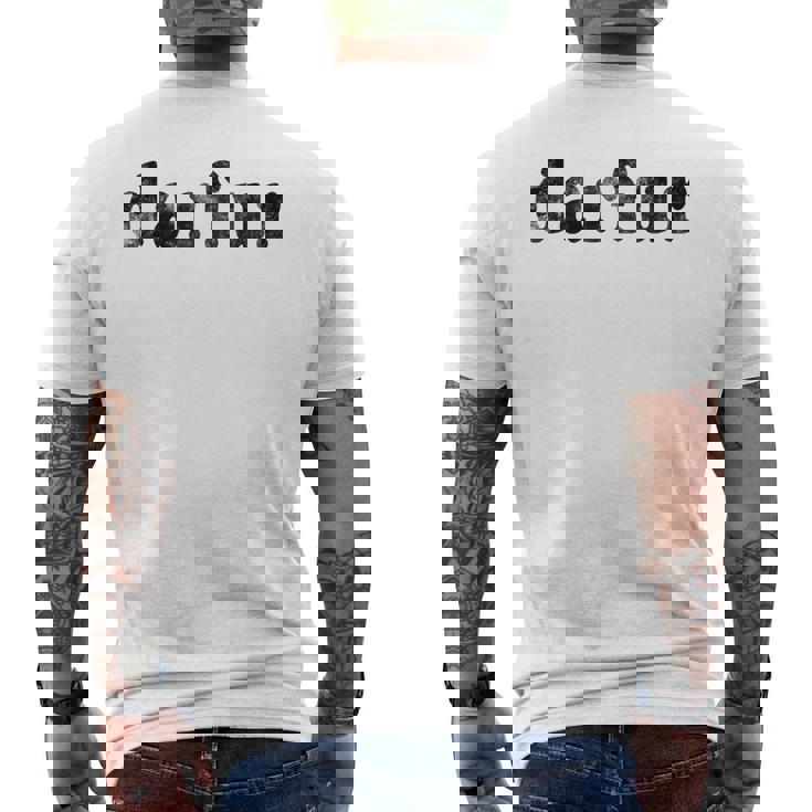 Darfur Africa メンズTシャツ バックプリント