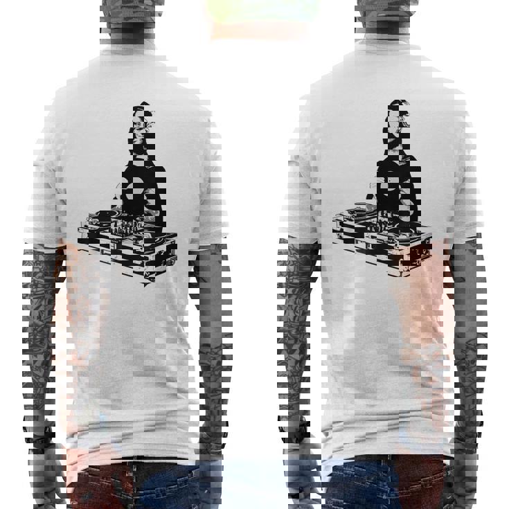 Djモナリザ メンズTシャツ バックプリント