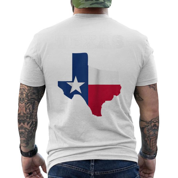 Drapeau Du Texas État Du Texas Manche Raglan T-shirt imprimé au dos