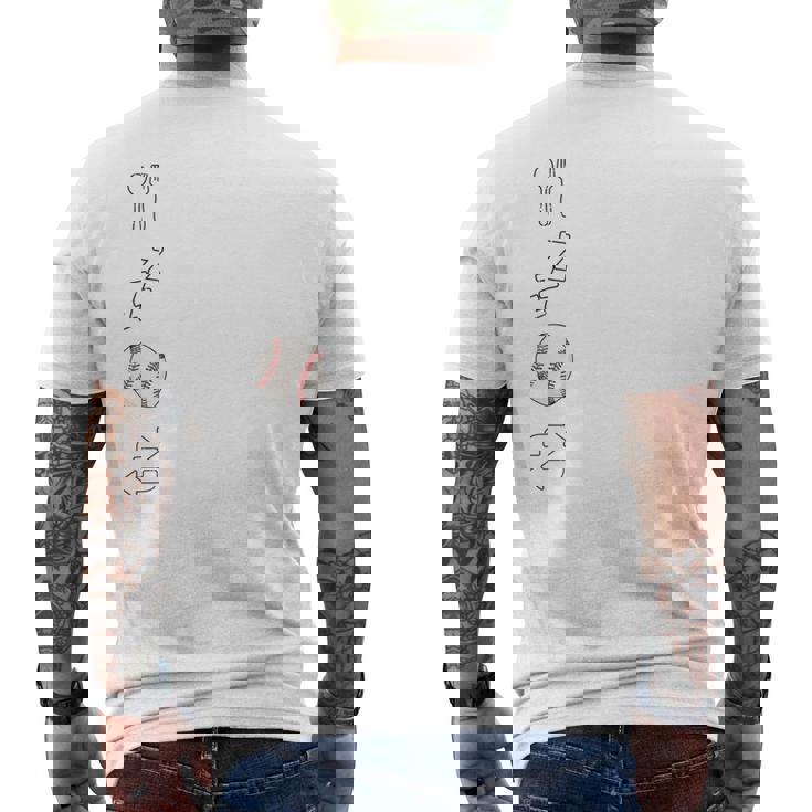 Eatleep Baseball Repeat Baseball Player Coach Team 長袖tシャツ メンズTシャツ バックプリント