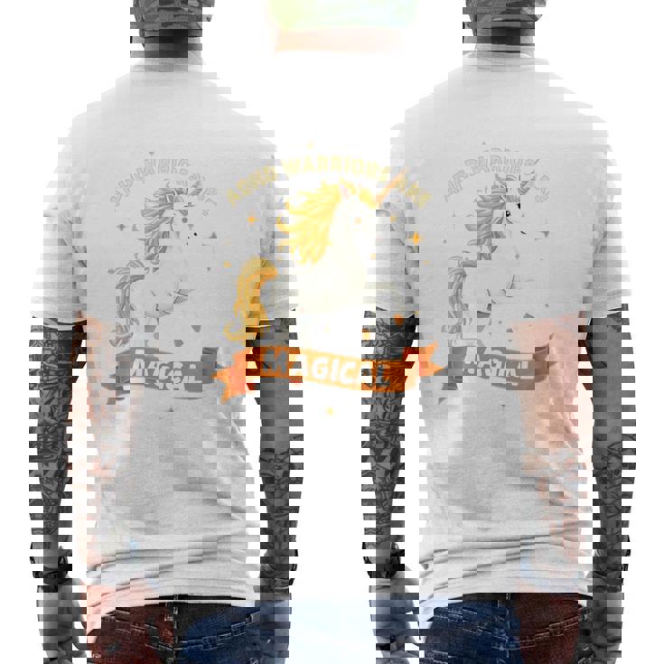 Empowered Adhd Warrior Unicorn Neurodiversity Pride 長袖tシャツ メンズTシャツ バックプリント