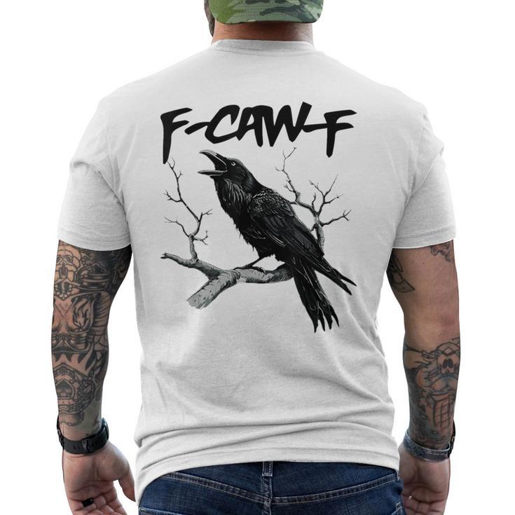 F-Caw-F Men's T-shirt Back Print - Monsterry