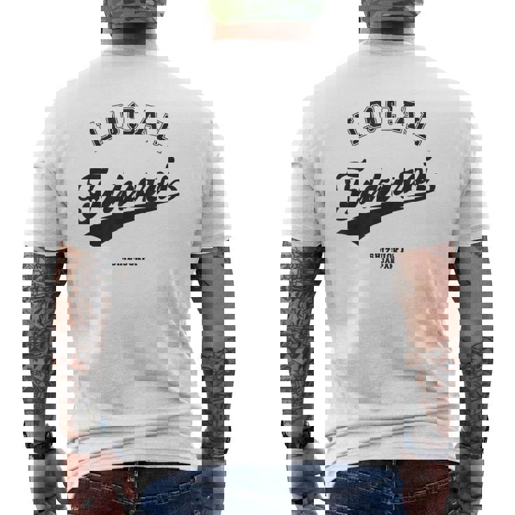 Fukuroi Local 袋井市ローカル 故郷 メンズTシャツ バックプリント