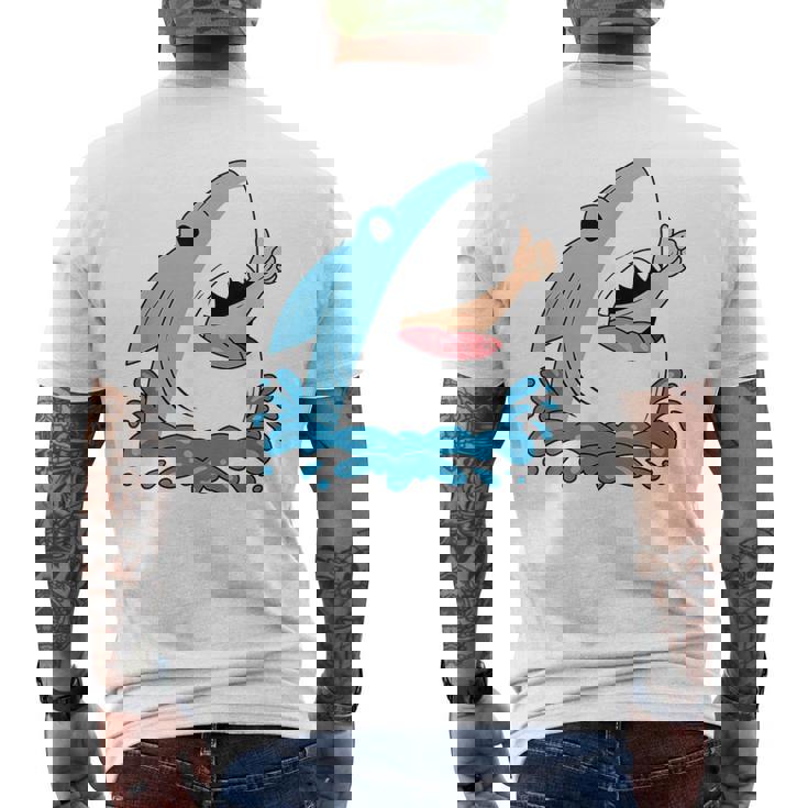 Parodyhark メンズTシャツ バックプリント