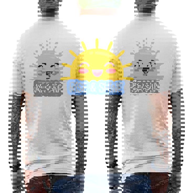 Rise Andhineummerunshine グラフィック 長袖tシャツ メンズTシャツ バックプリント