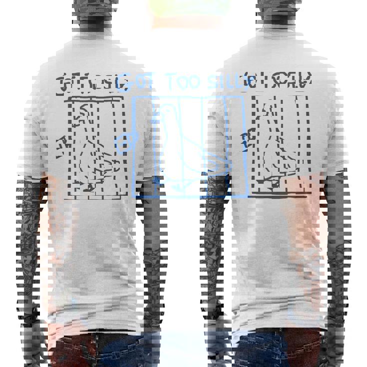 Got Tooilly Memeilly Goose 面白い メンズTシャツ バックプリント