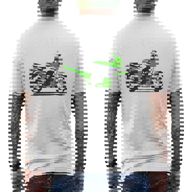 Gpz900r クラシックバイク モーターサイクリスト オートバイ メンズTシャツ バックプリント