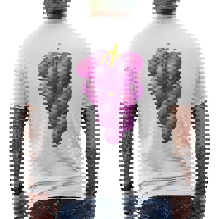 Grapes 葡萄 コスチューム シャツ メンズTシャツ バックプリント