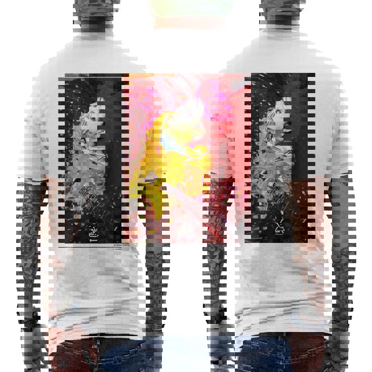 Guitar メンズTシャツ バックプリント