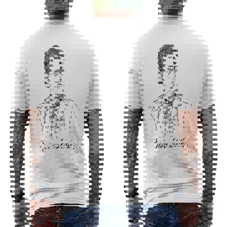 Gustav Mahler グスタフ・マーラー オーストリアの作曲家、指揮者。 音楽 メンズTシャツ バックプリント