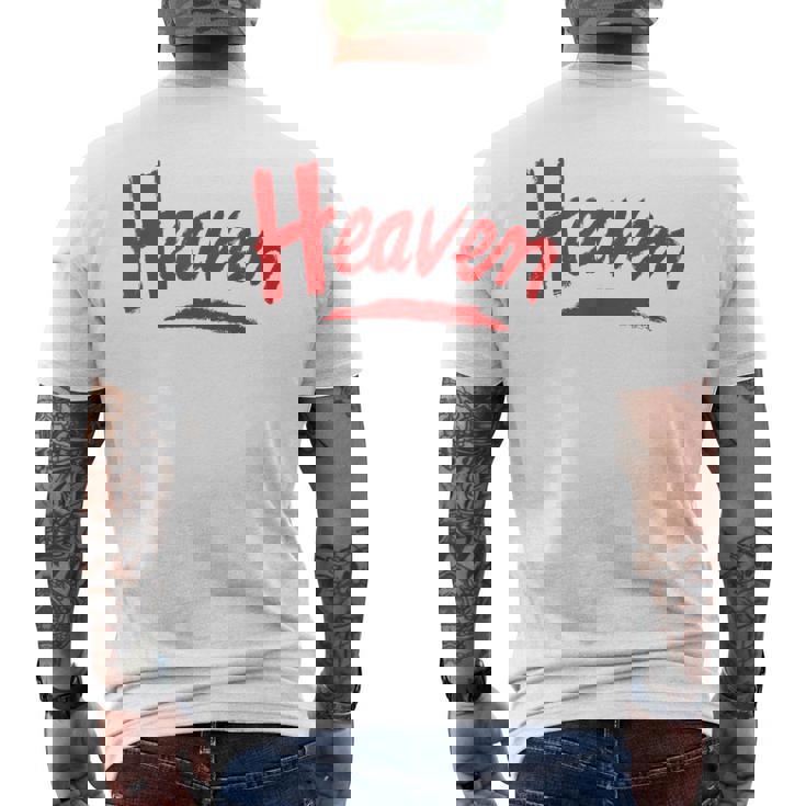 Heaven ビンテージスタイル メンズTシャツ バックプリント