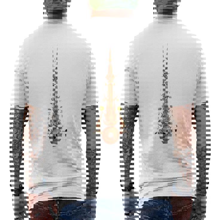 Hieronymus Bosch 生命の塔 地上の喜びの庭 メンズTシャツ バックプリント