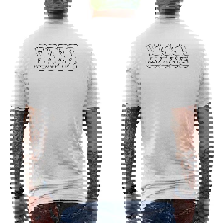 Hjklim ナビゲーションキーボードキーim Neovimファン用 メンズTシャツ バックプリント