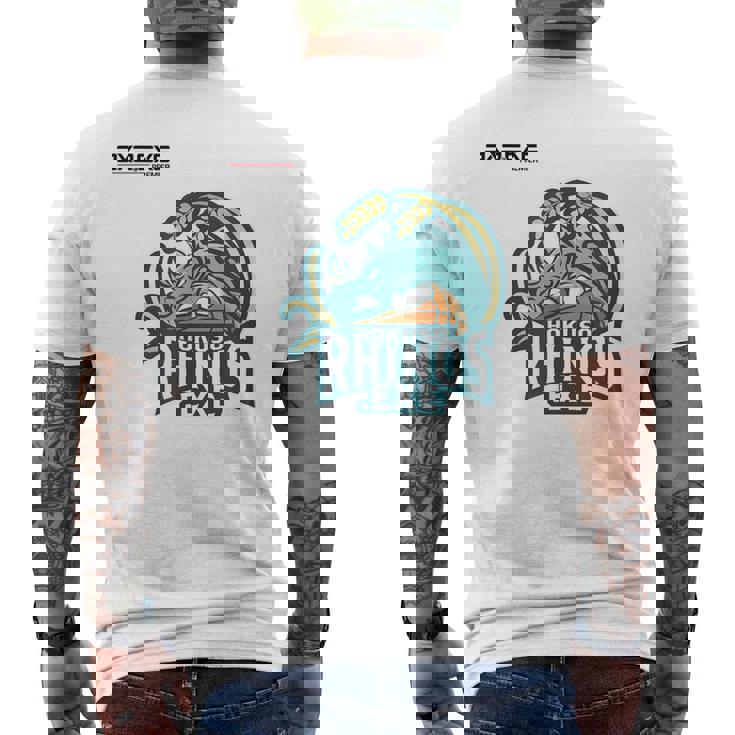 Hokuso RhinosExe_3_嘉野啄也_ メンズTシャツ バックプリント