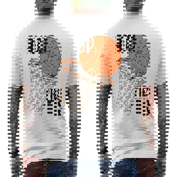 Hoop There It Is Basketball Men's T-shirt Back Print