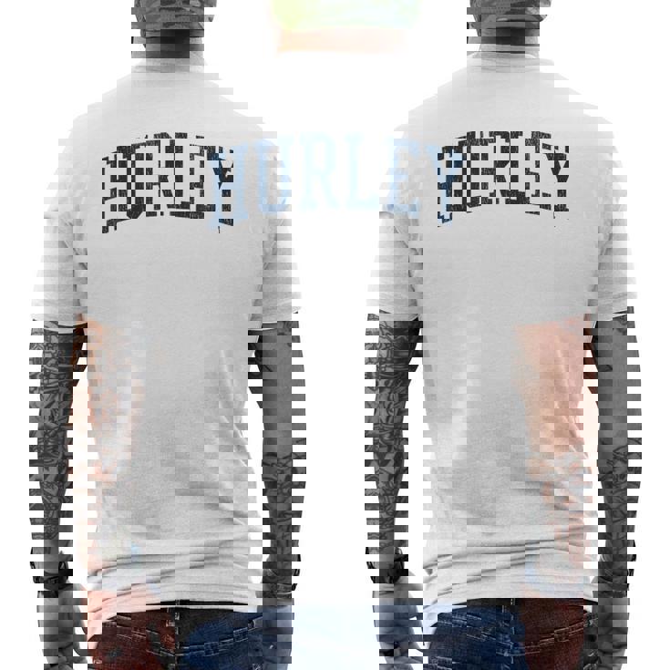 Hurley Ms ビンテージ アスレチック スポーツ Jsn2 ネイビープリント メンズTシャツ バックプリント