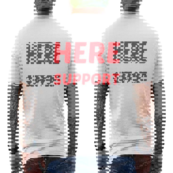 I'm Just Here For Moralupport 友情を高める 長袖tシャツ メンズTシャツ バックプリント