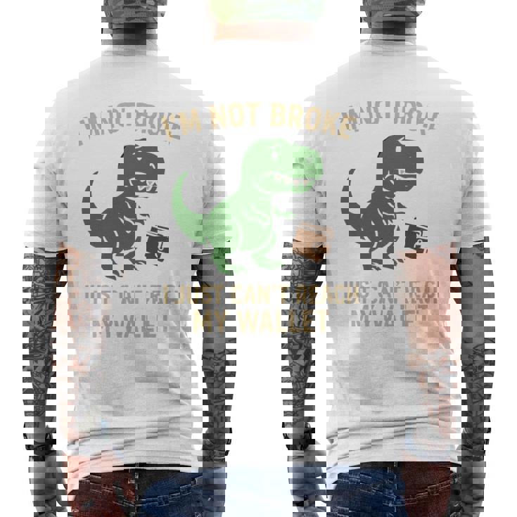 I'm Not Broke Top For Friend Withhort Arms Joke 長袖tシャツ メンズTシャツ バックプリント