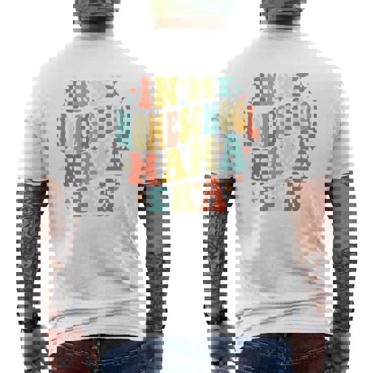 In My Homesschool ママ時代 おかしな新学期 ママ先生 長袖tシャツ メンズTシャツ バックプリント