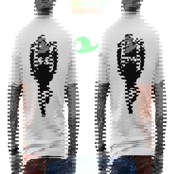 Inscryption ダンシング魔法使いホラーカードゲーム ハロウィン 怖い メンズTシャツ バックプリント