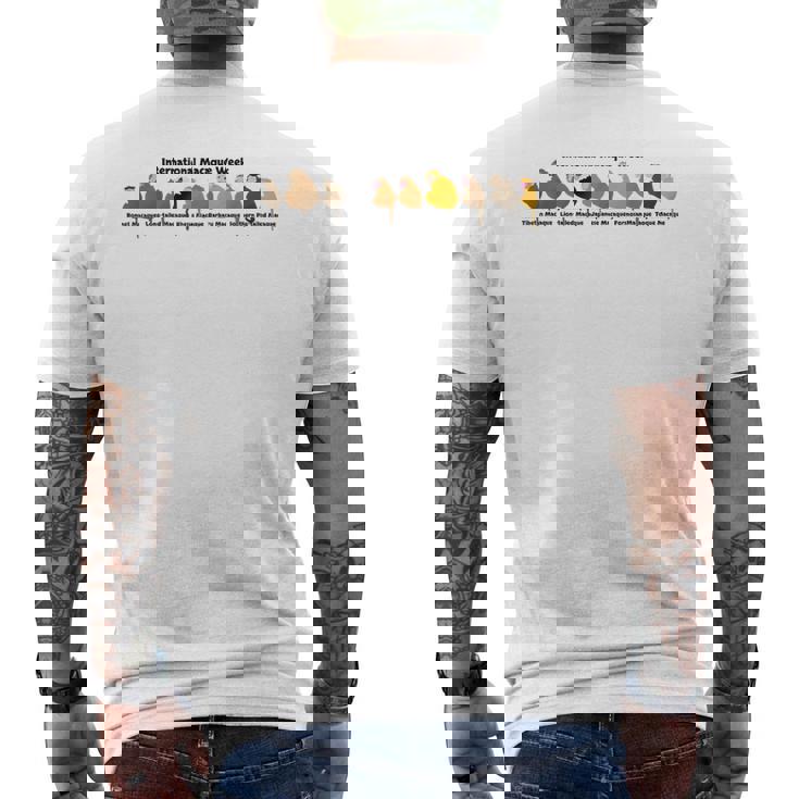 International Macaque Week 2024Er1 メンズTシャツ バックプリント