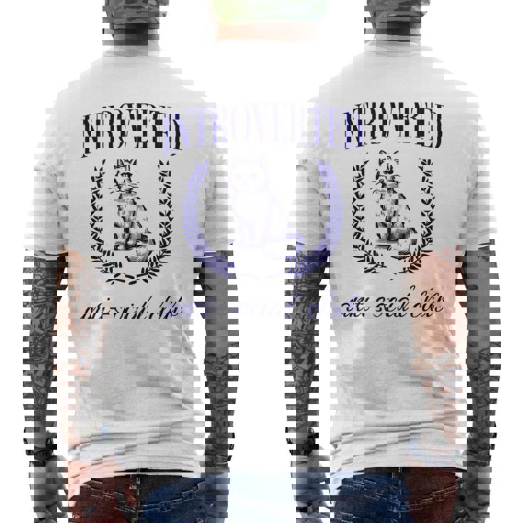 Introverted Antiocial Club 長袖tシャツ メンズTシャツ バックプリント