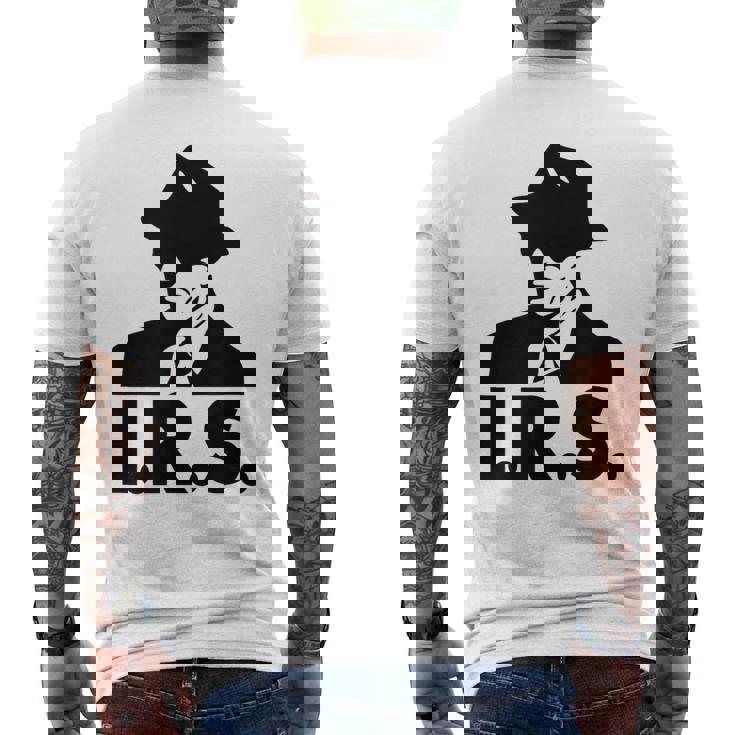 IRS レコード メンズTシャツ バックプリント