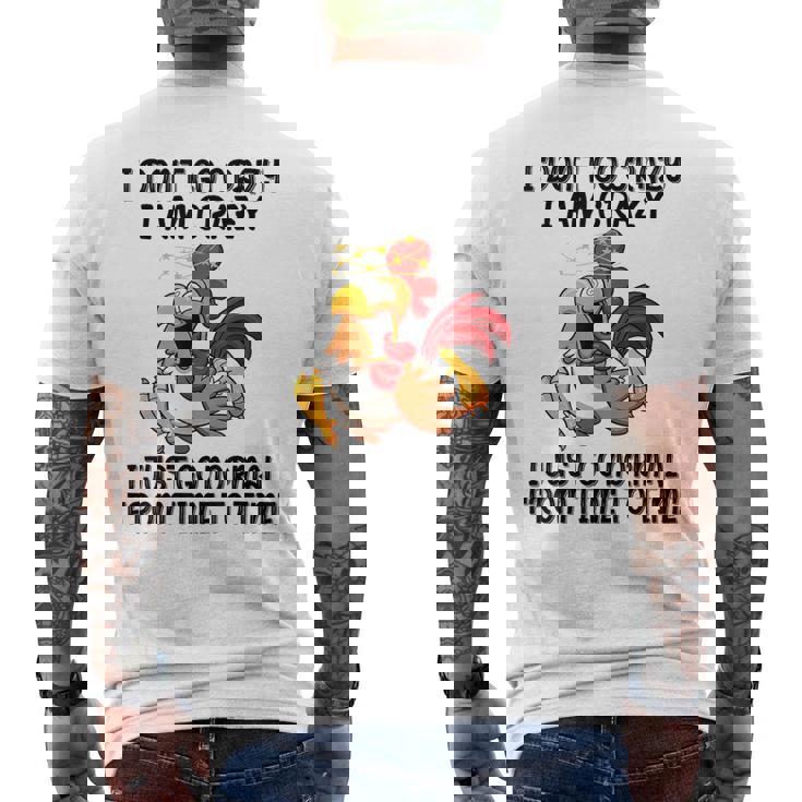 Je Ne Deviens Pas Fou Jeuis Fou Je Deviens Juste Normal T-shirt imprimé au dos