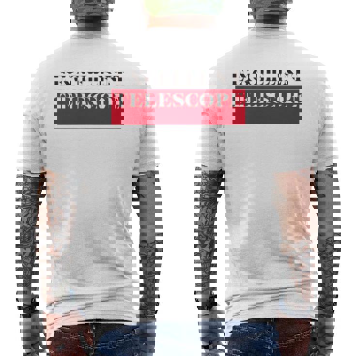 Kenko エクセレントテレスコープ 90年代復刻デザイン 両面デザイン淡色ボディ メンズTシャツ バックプリント