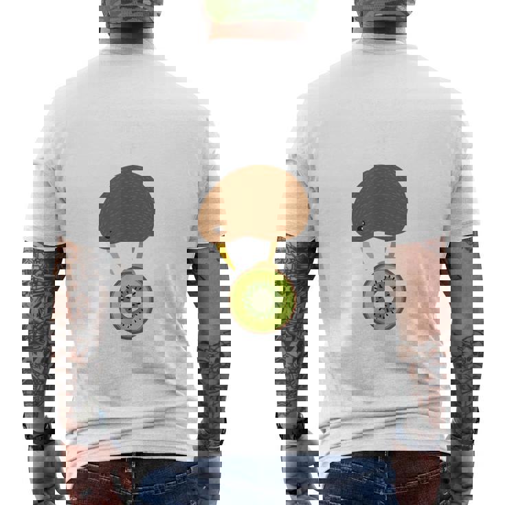 Kiwi Bird Evolution 面白いキウイフルーツパンギフトtシャツ メンズTシャツ バックプリント
