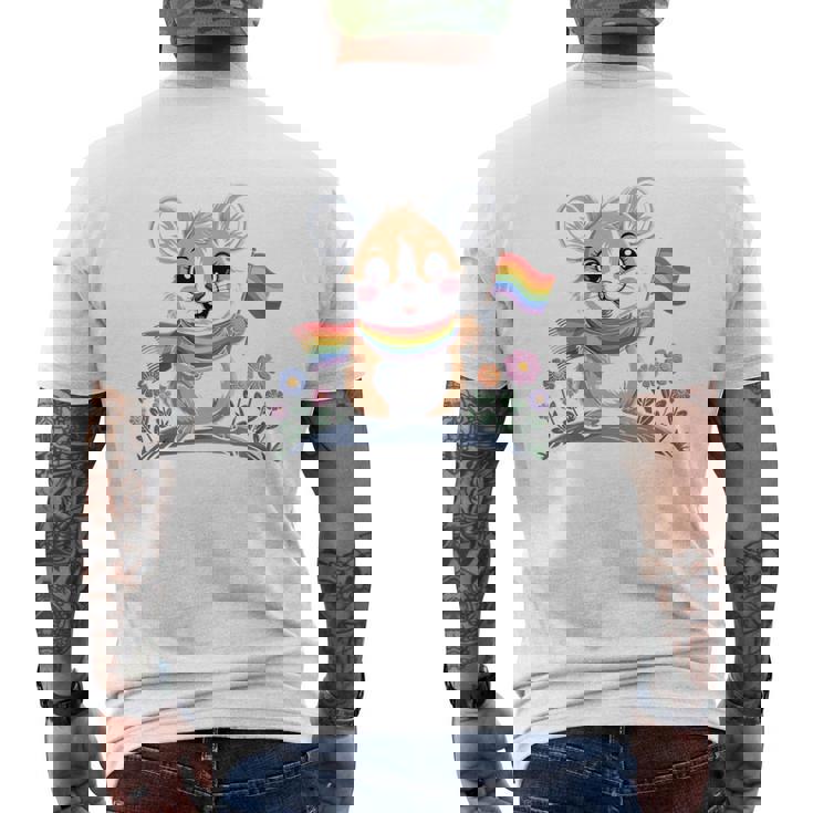 Lgbtプライドマンスピカlgbtqia 長袖tシャツ メンズTシャツ バックプリント