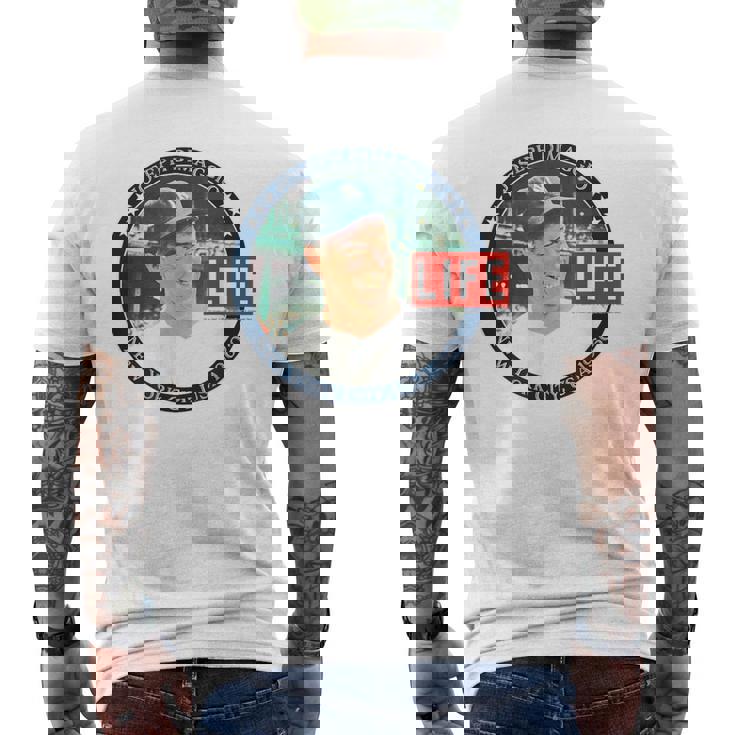 Life Picture Collection _ ジョー ディマジオ1 _ 野球 メンズTシャツ バックプリント