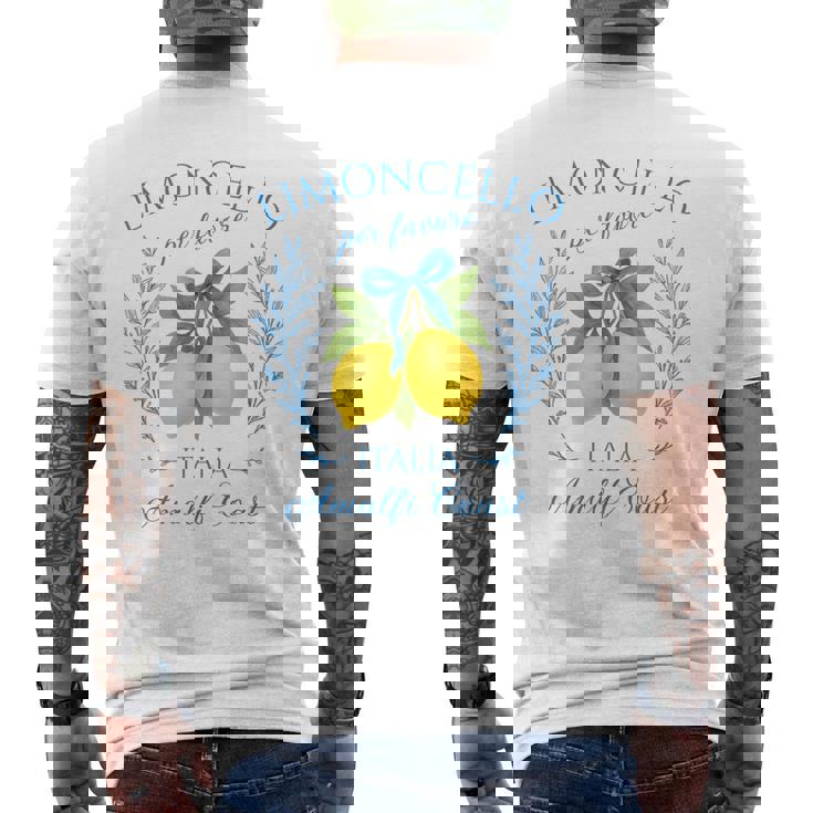 Limoncello Per Favore レモン 夏 イタリア メンズTシャツ バックプリント