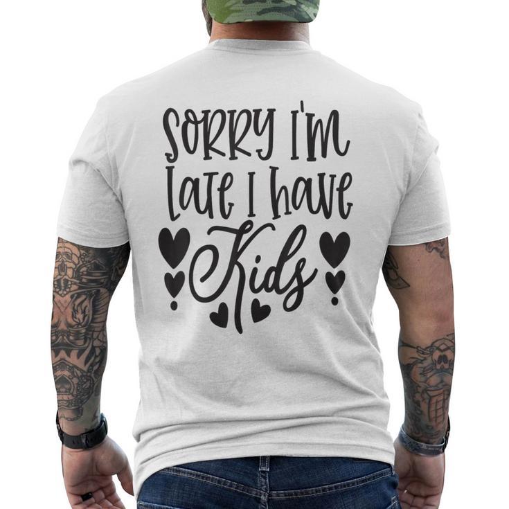 Loiento Llego Tarde Tengo Hijos Madre Familia Madre Camiseta Hombre Estampado Espalda