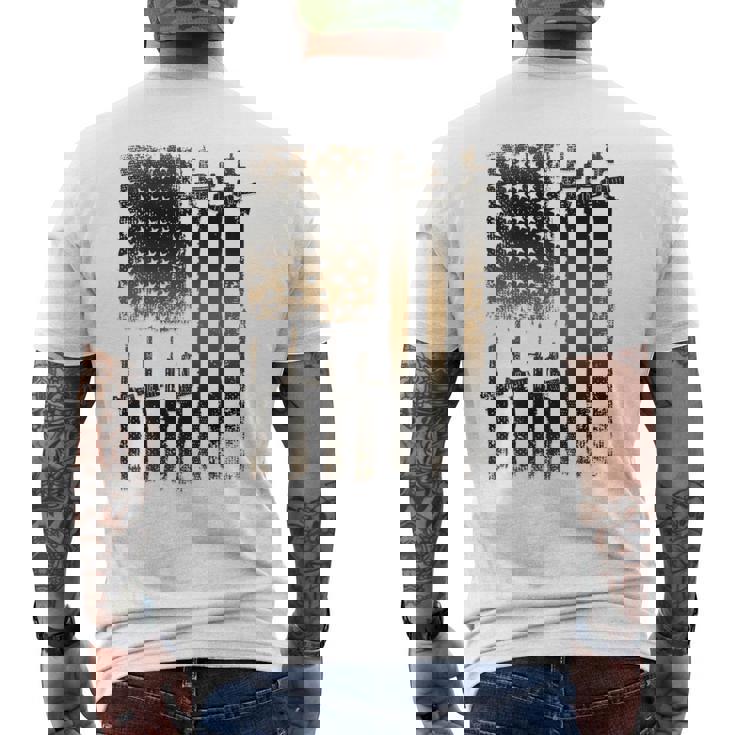 I Love Guns ブラックライフルコーヒー メンズ レディース バックデザイン メンズTシャツ バックプリント