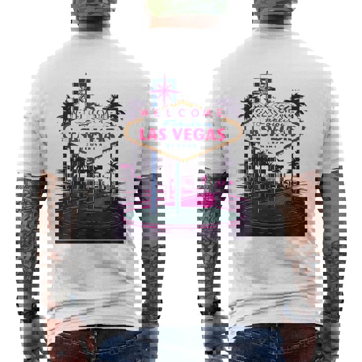 I Love Lasegas ネバダシティ ベガス お土産 ギフト ラスベガス メンズTシャツ バックプリント