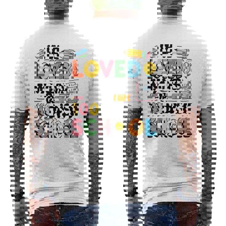 I Love Love My Class For 100 Days Ofchool 100Th メンズTシャツ バックプリント