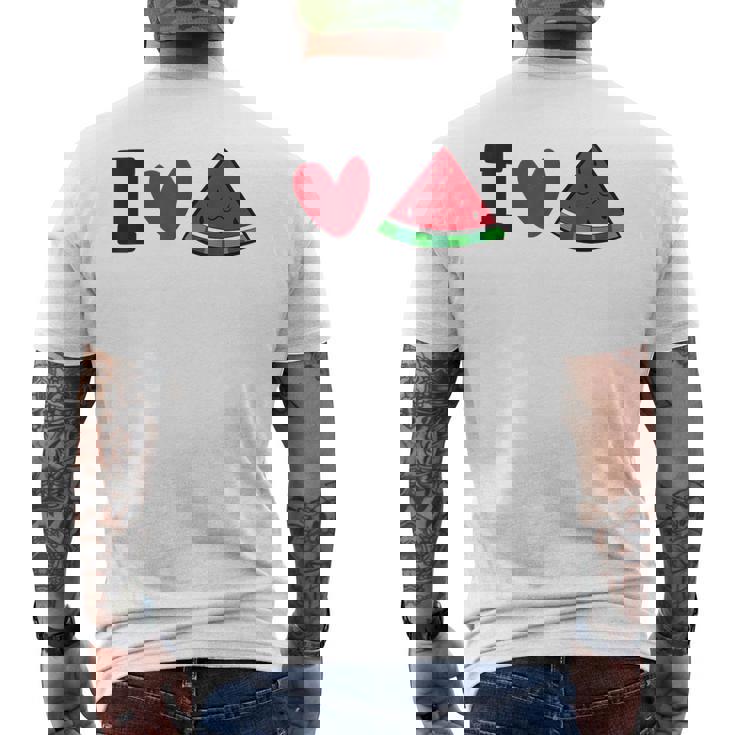 I Loveandíaerano Frutaandía Camiseta Hombre Estampado Espalda