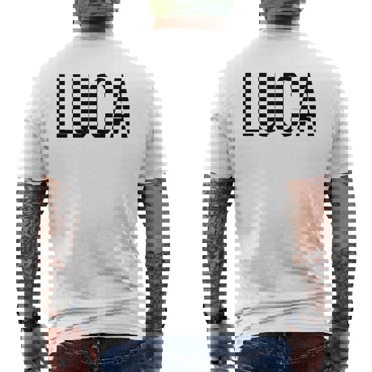 Luca メンズTシャツ バックプリント